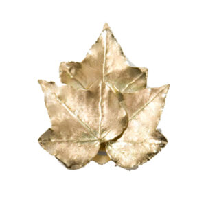 Gold ivy clip