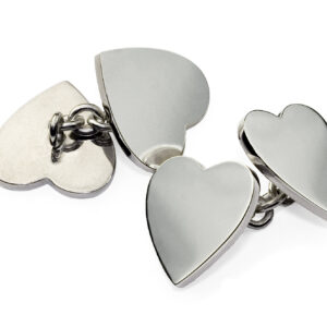 Heart cufflinks