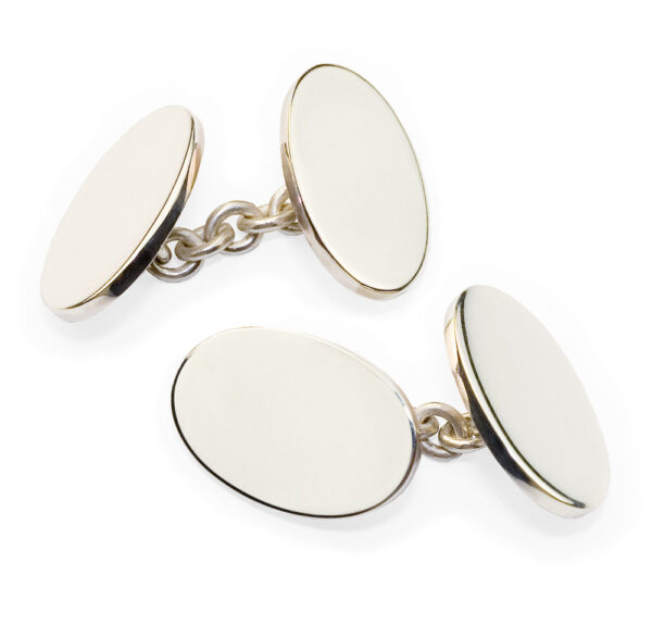 Oval cufflinks